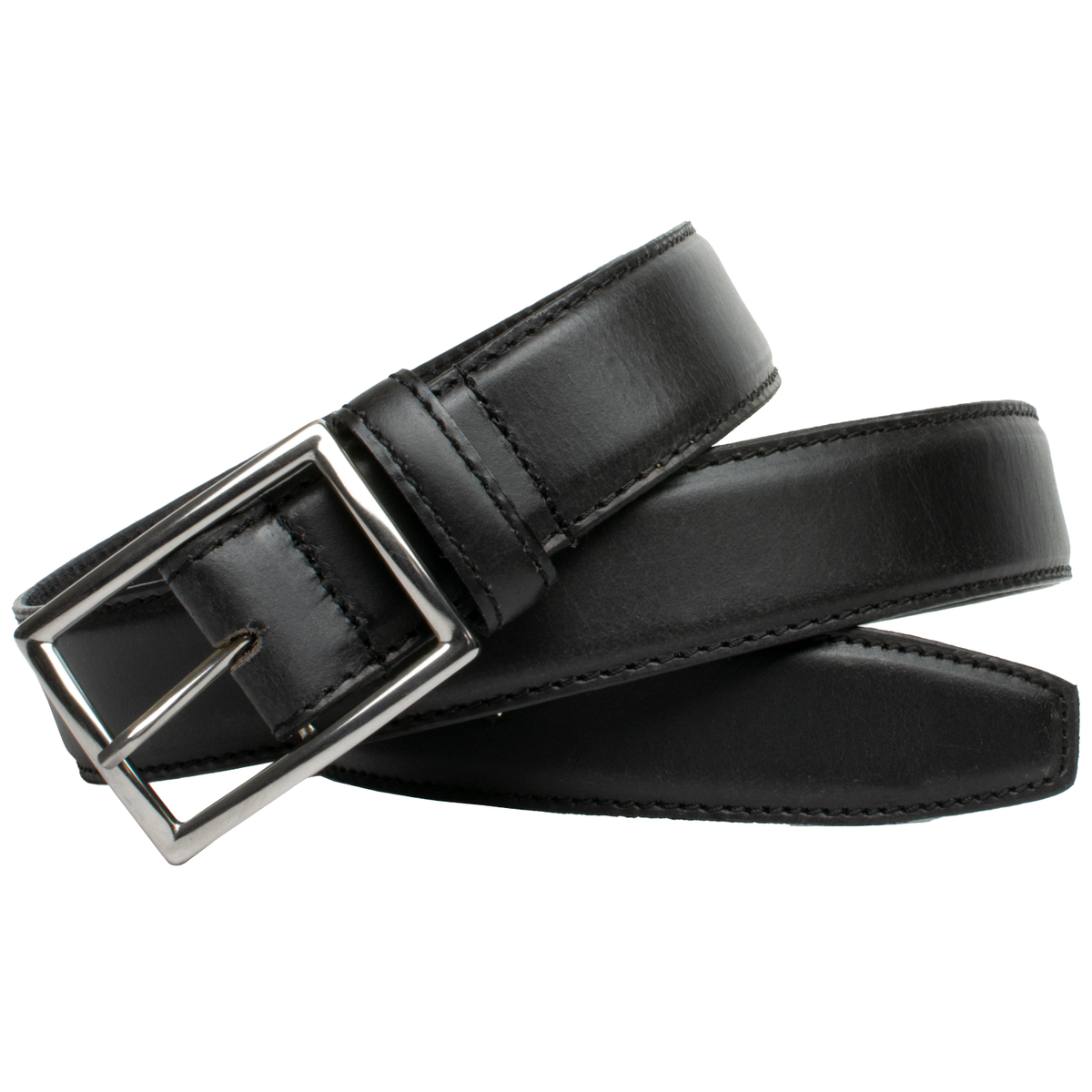 Entrepreneur Titanium Black Dress Belt