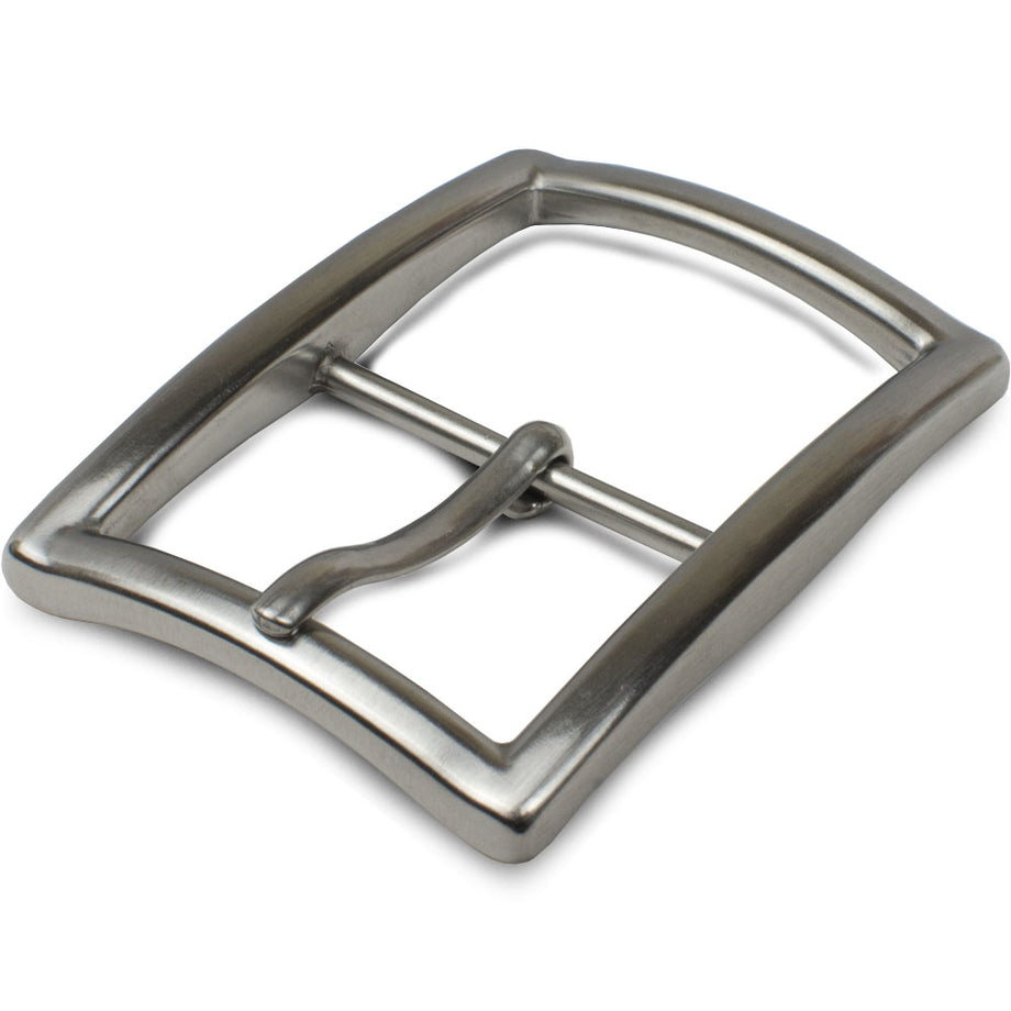 nickel free titanium dress belt buckle modern black Black Dress Belt with Titanium Buckle by Nickel Smart 44 inch / Black / Titanium/Leather