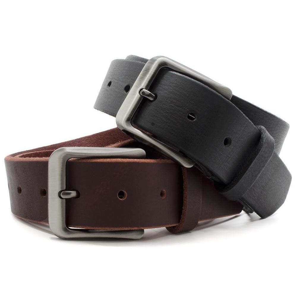 Titanium Belts| Titanium Buckle with Genuine Leather Strap|Made in USA Titanium Belts| Titanium Buckle with Genuine Leather Strap|Made in USA